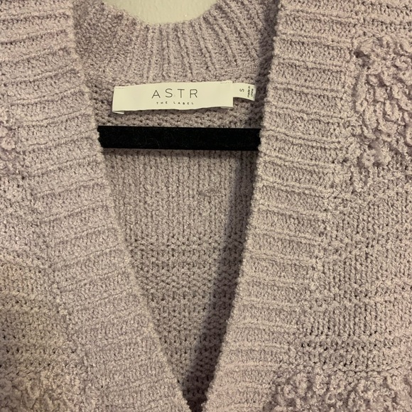 ASTR The Label Surplice Bobble Knit Sweater - Picture 3 of 5